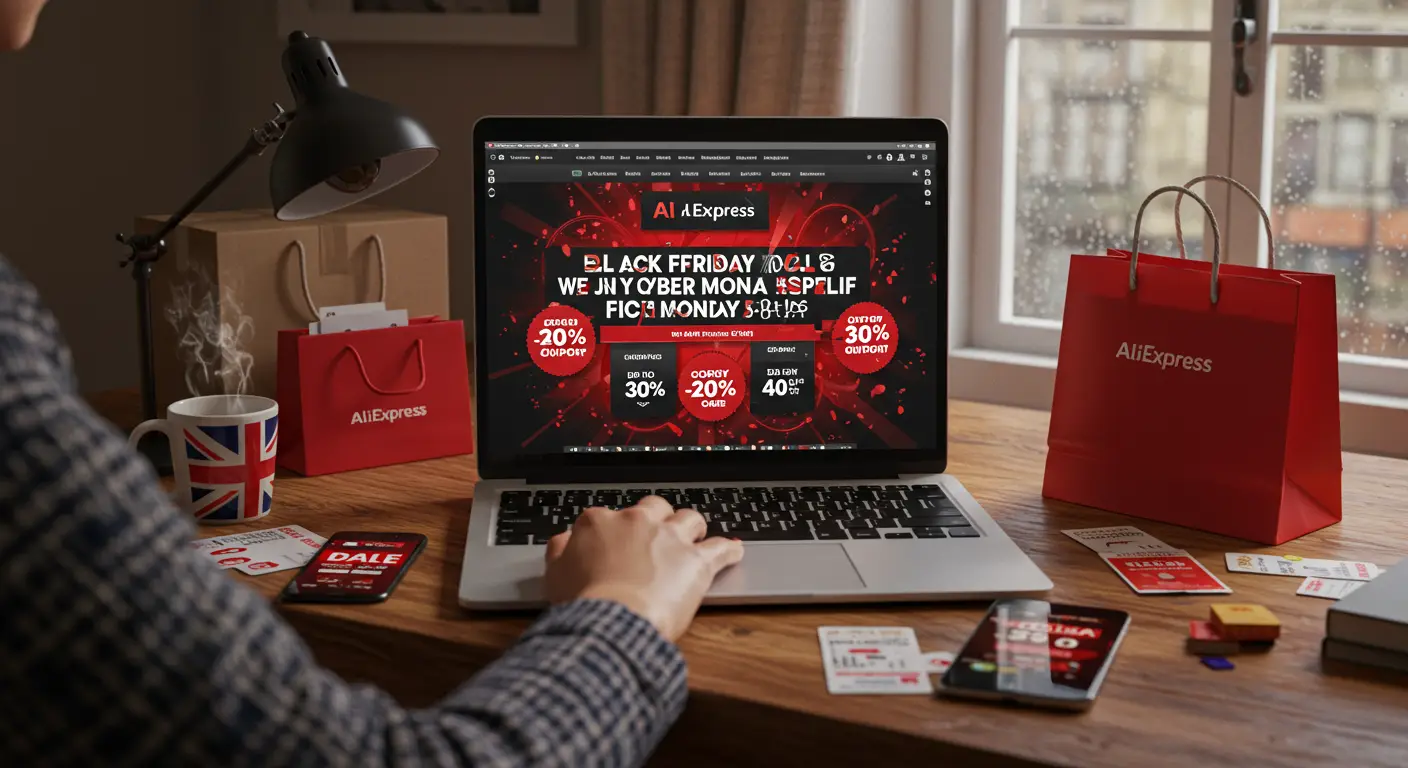 AliExpress Black Friday & Cyber Monday Deals in the UK offer massive discounts on a wide range of products, including electronics, fashion, and home goods, making it an ideal time for online shoppers to grab great bargains.