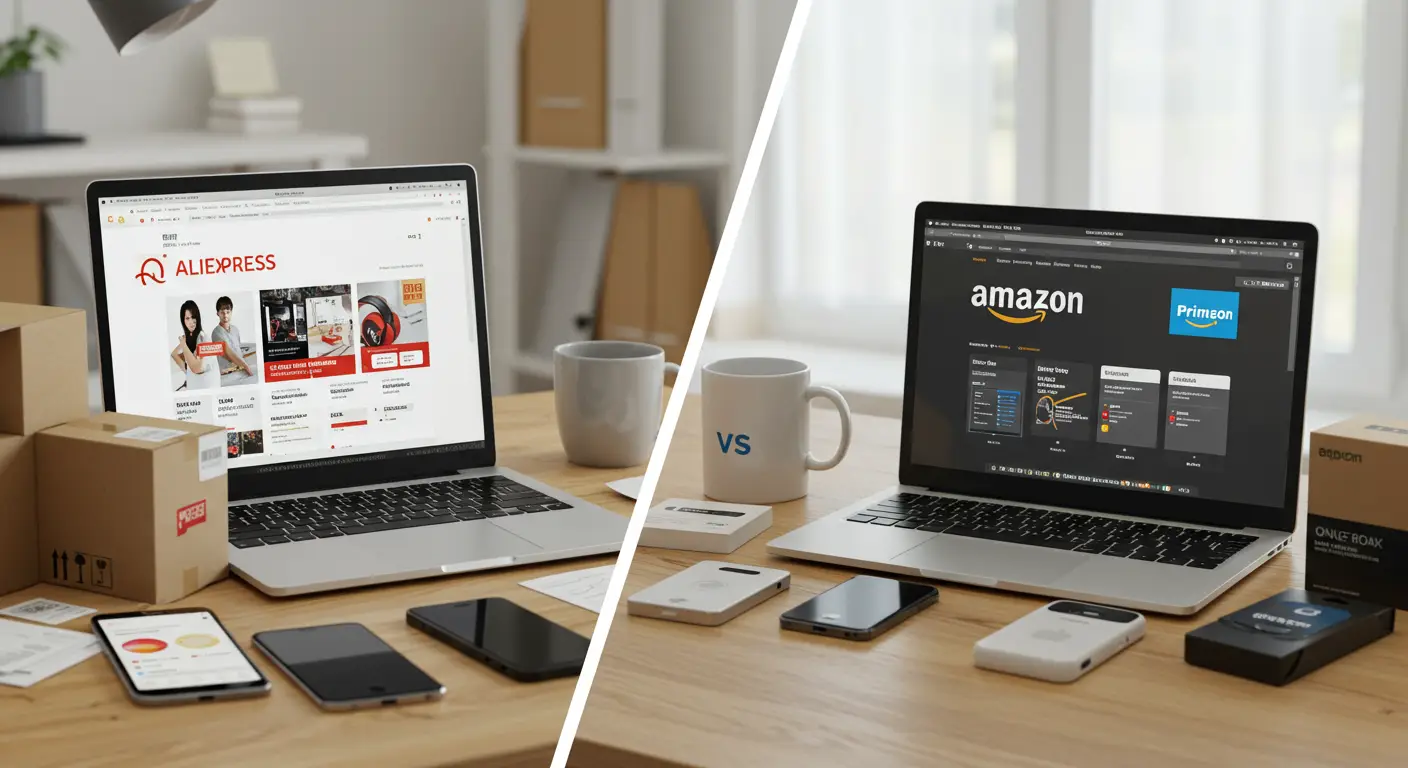 AliExpress generally offers lower prices and a wider range of inexpensive goods compared to Amazon, but shipping times are much longer and product quality can be more variable, while Amazon provides faster delivery, higher-quality assurance, and better customer service at often higher prices.