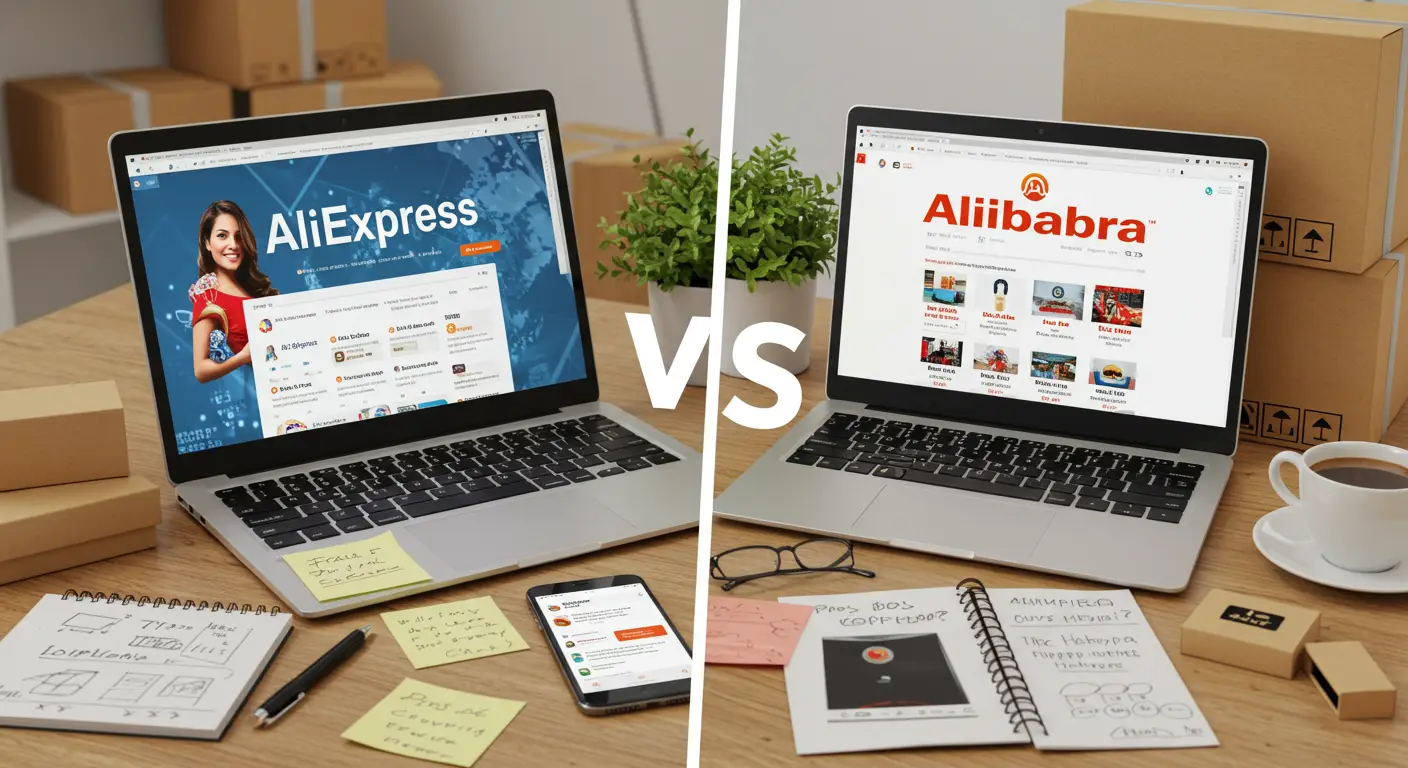 AliExpress is a retail platform where individuals can buy single items directly from Chinese sellers, while Alibaba focuses on bulk wholesale transactions between businesses.