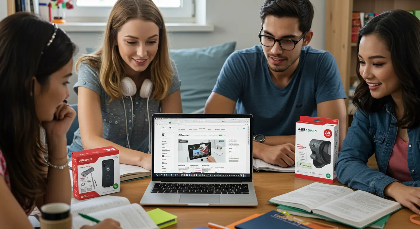AliExpress offers a vast selection of affordable products, making it a worthwhile option for budget-conscious students, though delivery times and product quality can vary.