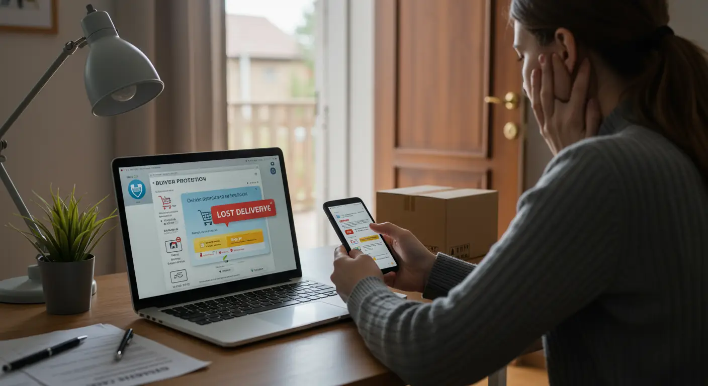 Buyer Protection often covers lost or stolen packages, but coverage depends on the retailer's policy and proof of non-delivery.
