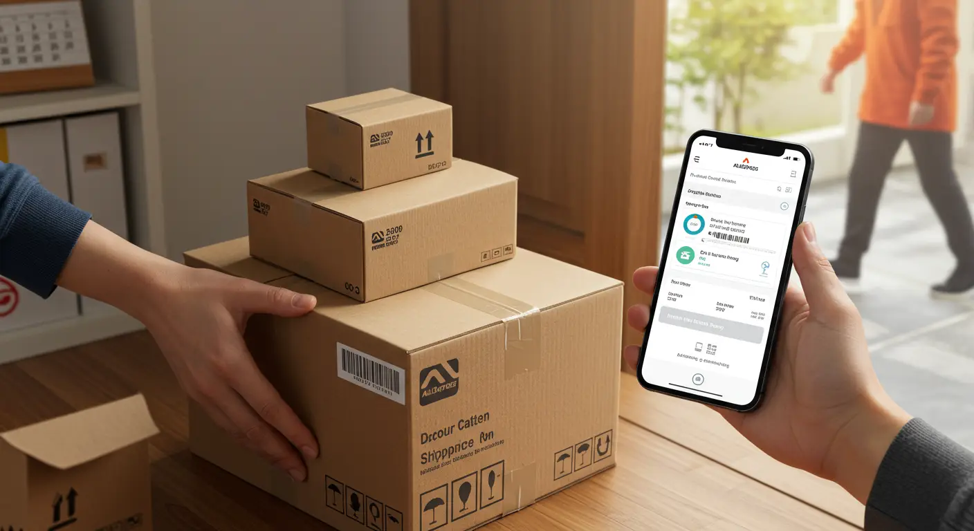 “Consolidated Delivery” on AliExpress is a shipping service where multiple orders from different sellers are combined into one package, making delivery more convenient and often faster.