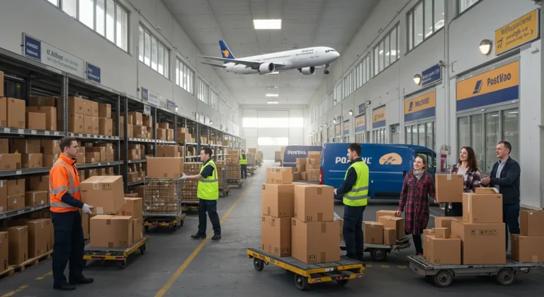 PostNL and Cainiao collaborate with AliExpress to handle international online shopping deliveries, ensuring efficient parcel tracking and doorstep delivery for UK customers.