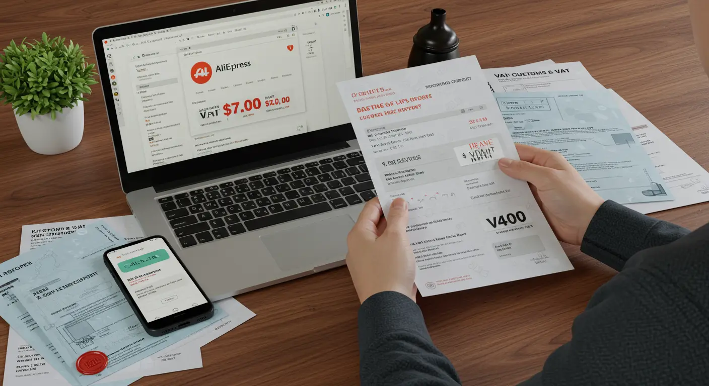 If you were overcharged VAT on an AliExpress package, contact AliExpress customer service with your order details and proof of the overcharge to request a refund.