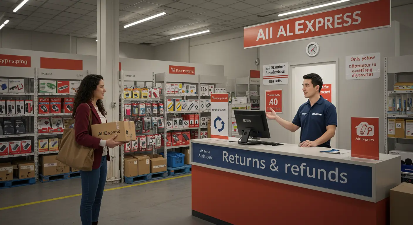 No, you generally cannot return items to an AliExpress warehouse in the UK, as most returns must be sent back to the seller's address, which is often overseas, unless the seller provides a UK-based return option.