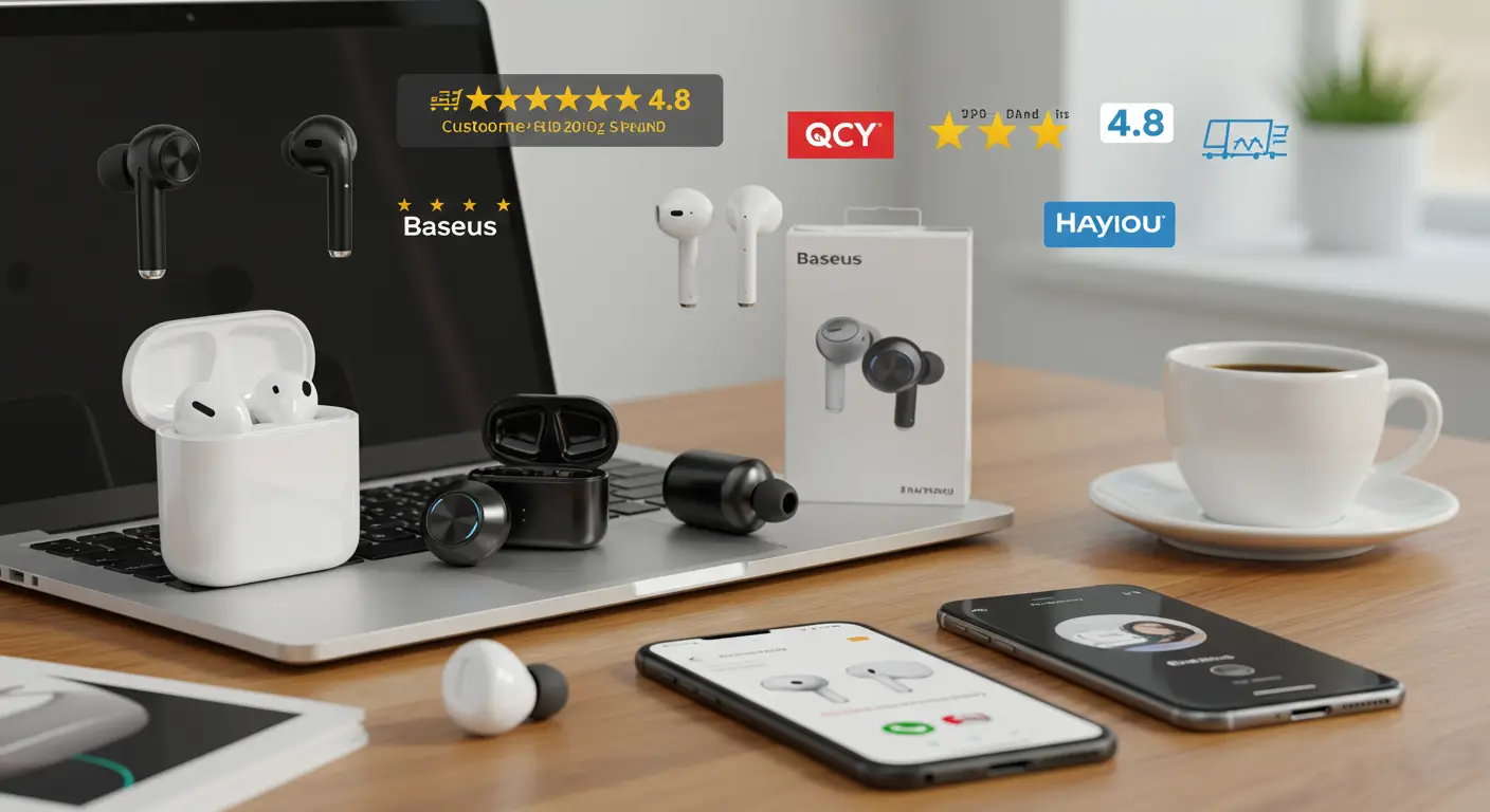 The best wireless earbuds on AliExpress with high ratings are praised for their excellent sound quality, long battery life, and affordable prices, making them a popular choice for online shoppers.