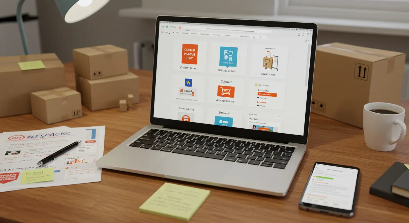 The Complete Guide to AliExpress Order Statuses explains the meaning of each status update—such as