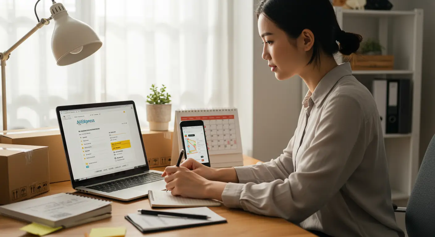 To avoid long shipping delays during AliExpress sales like 11.11 and Black Friday, order early, choose sellers with high ratings and local warehouses, and opt for faster shipping methods if available.