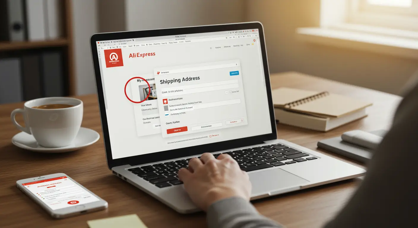 To change your shipping address on AliExpress, log in to your account, go to