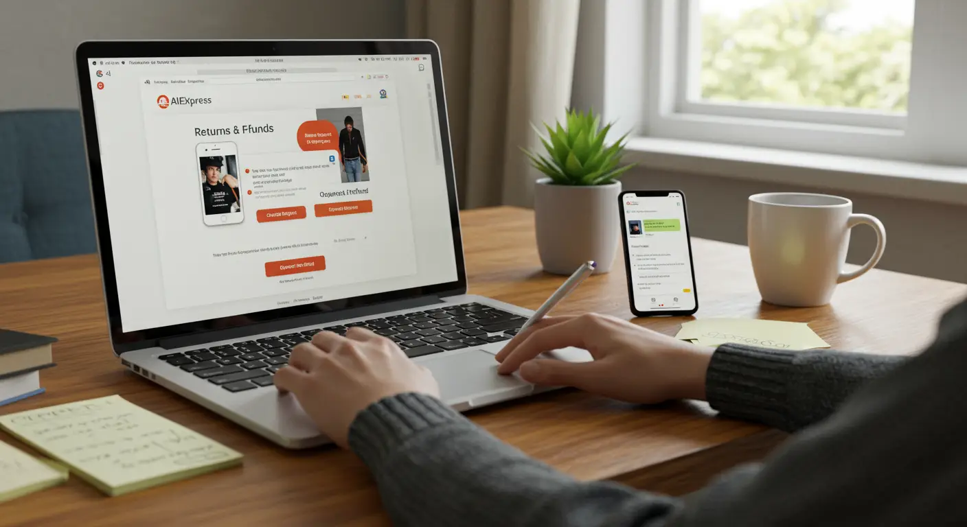 To contact AliExpress Support for refund issues, log into your account, go to the