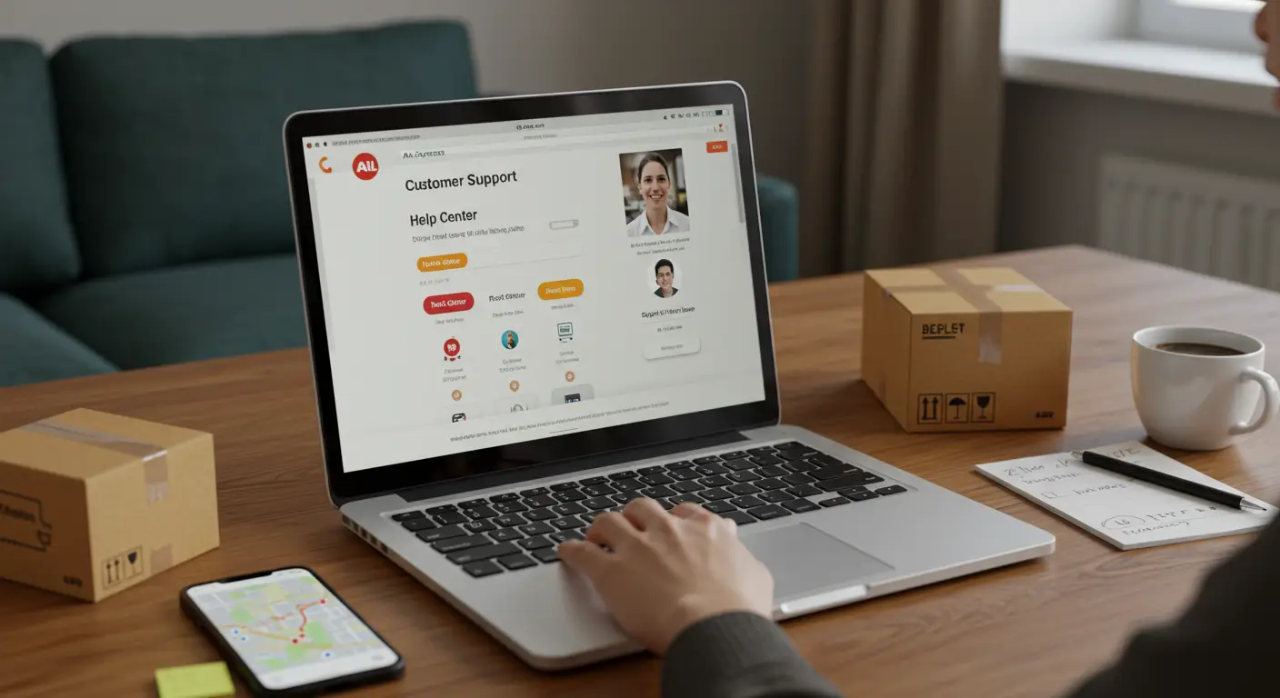 To get help from AliExpress support for delivery issues, log into your account, go to “My Orders,” select the relevant order, click “Contact Seller” or “Open Dispute” for direct assistance, and use the online chat for further support if needed.