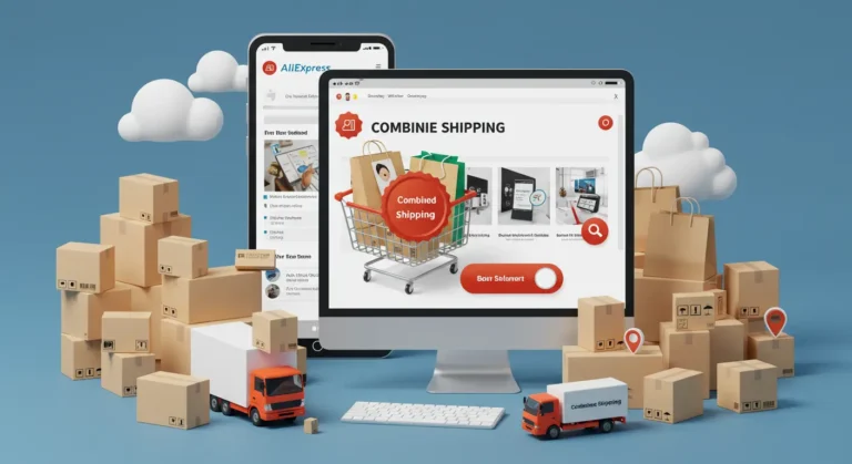 What Is Combined Shipping on Aliexpress – and How to Enable It Combined shipping feature on AliExpress: multiple items from one seller shipped together, saving on delivery costs and improving online shopping convenience.