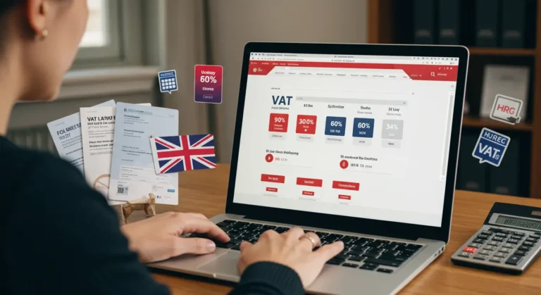 Aliexpress VAT threshold in the UK: online shopper checks VAT charges, highlighting £0 threshold for goods imported post-Brexit on a digital shopping platform.