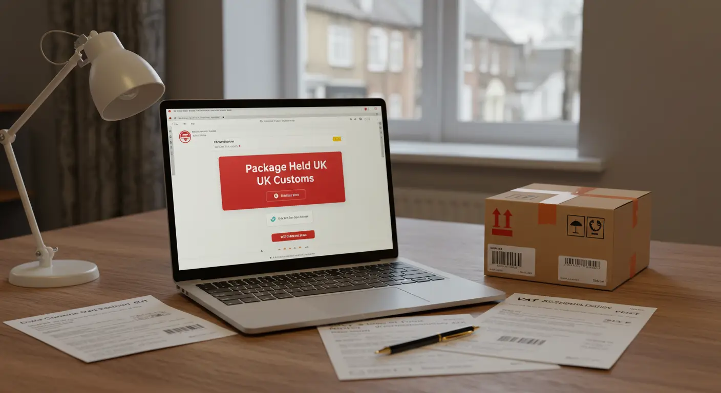 Your AliExpress package may be held at UK customs for inspection, duty or tax assessment, missing or incorrect paperwork, or because the contents require further verification.