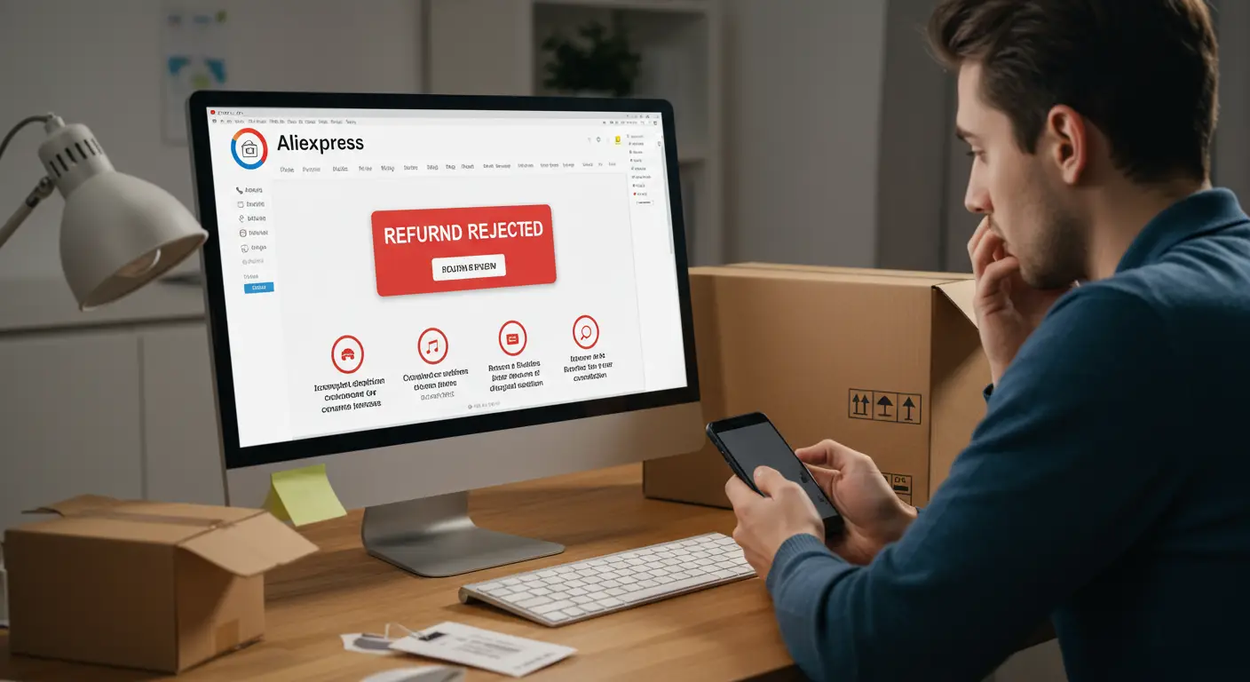 Your AliExpress refund may have been rejected due to common mistakes such as providing insufficient evidence, missing deadlines, or misunderstanding the refund policy.